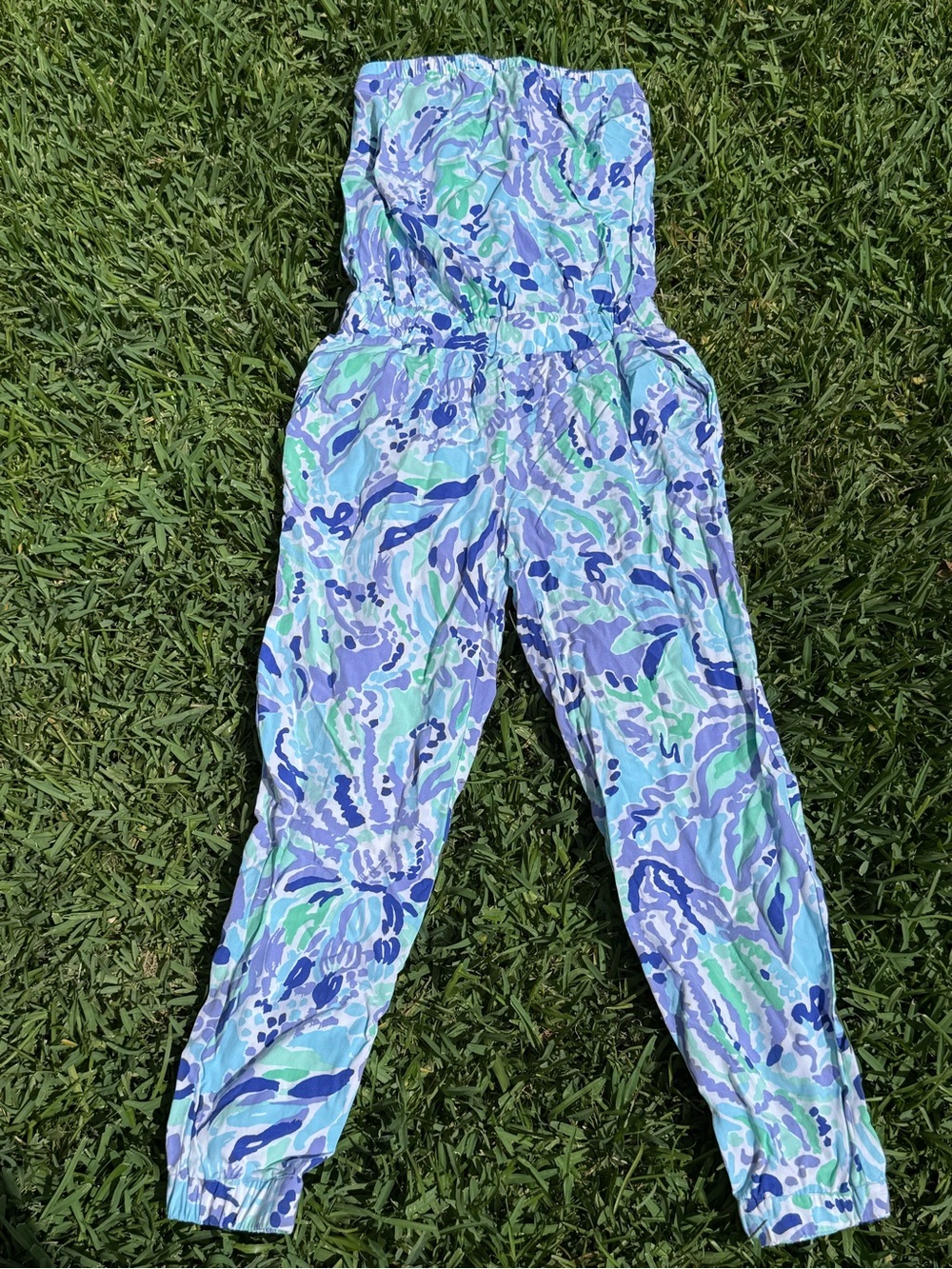 Lilly Pulitzer Romper in Lilly’s Lilac Nice Ink